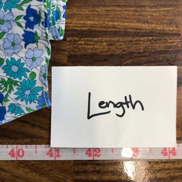 J. Crew x Liberty London A-line Midi Dress in Liberty Daisy Fabric Size 10 Blue - Picture 12 of 16